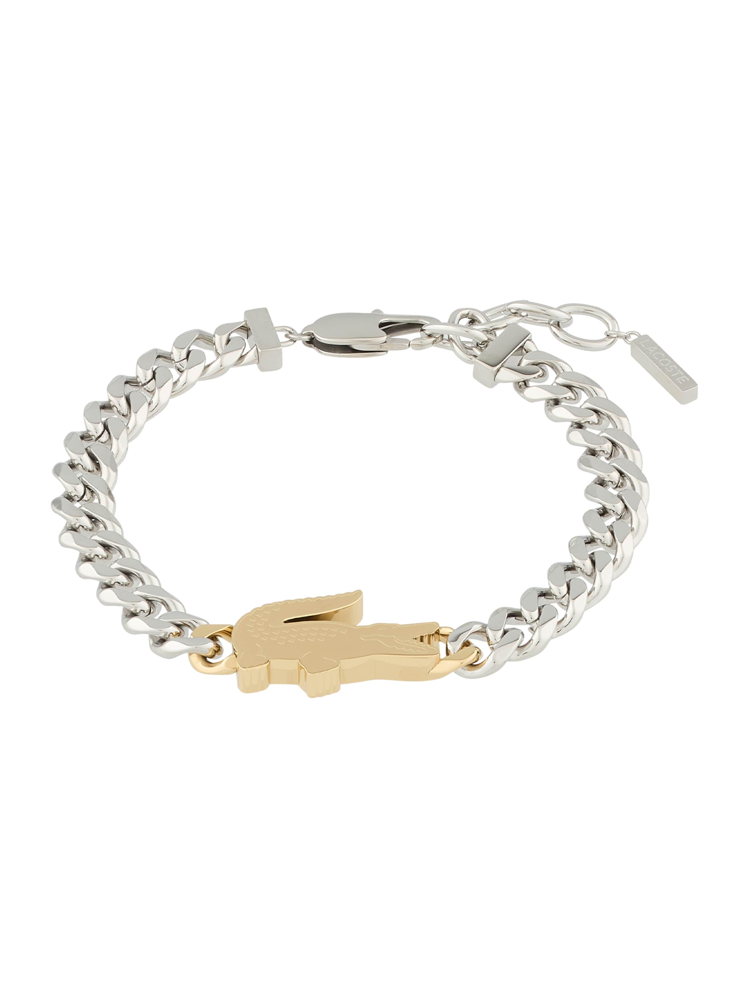 Brățară 'Arthor' de la LACOSTE pe argintiu: față