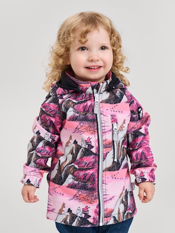 Reima Outdoorjas 'Moomin Vantti' in Roze: voorkant