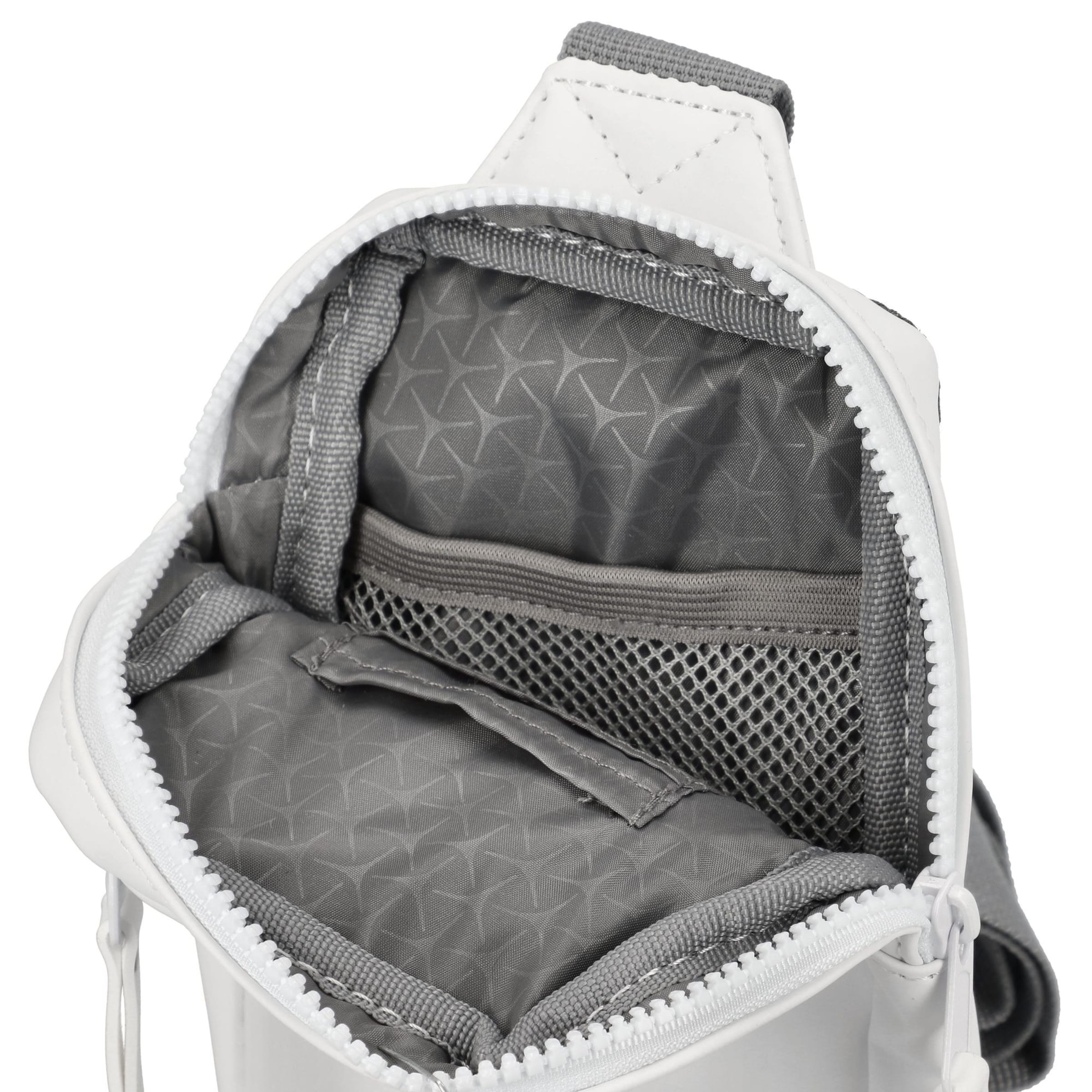 Borsa a tracolla di Polestream (STRZ) in bianco