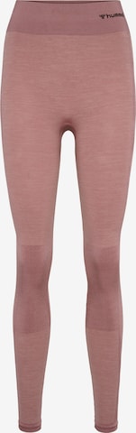 Pantalon de sport Hummel en rose : devant