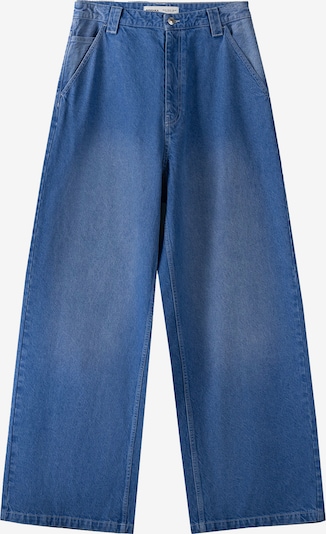 Bershka Jeans in Blue denim / Light blue / Black / White, Item view