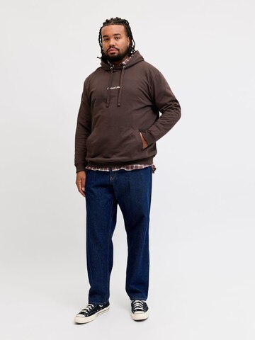Jack & Jones Plus Sweatshirt in Brown
