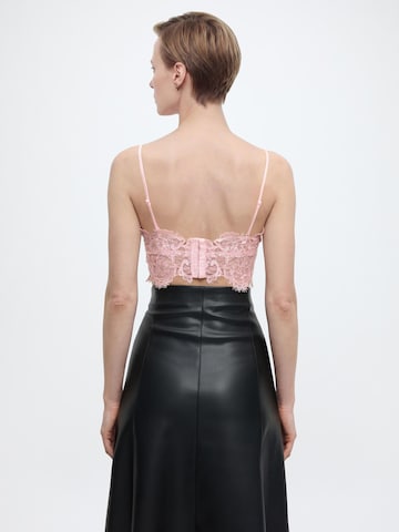 Bustino Reggiseno di Bardot in rosa