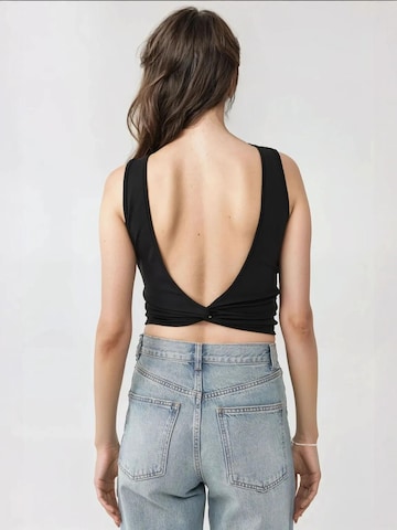 Hiccup Top in Schwarz