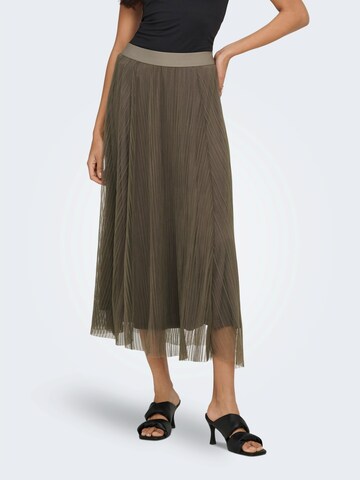 ONLYSuknja 'ONLLAVINA' - smeđa boja: prednji dio