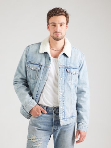 LEVI'S ® Демисезонная куртка 'Type III Sherpa Trucker Jacket' в Синий: спереди