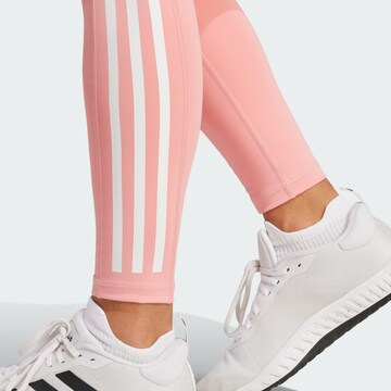 Skinny Pantalon de sport 'Optime 3-Stripes' ADIDAS PERFORMANCE en rose