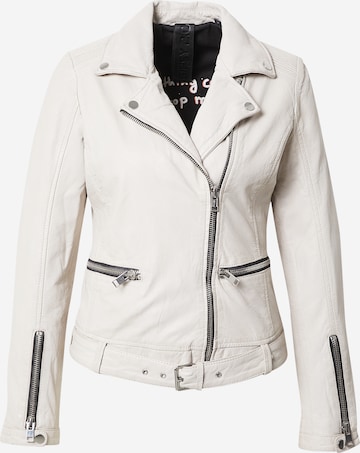 Gipsy Between-Season Jacket in White: front