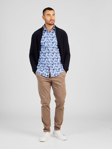 JACK & JONES Slimfit Lærredsbukser 'MARCO FRED' i beige