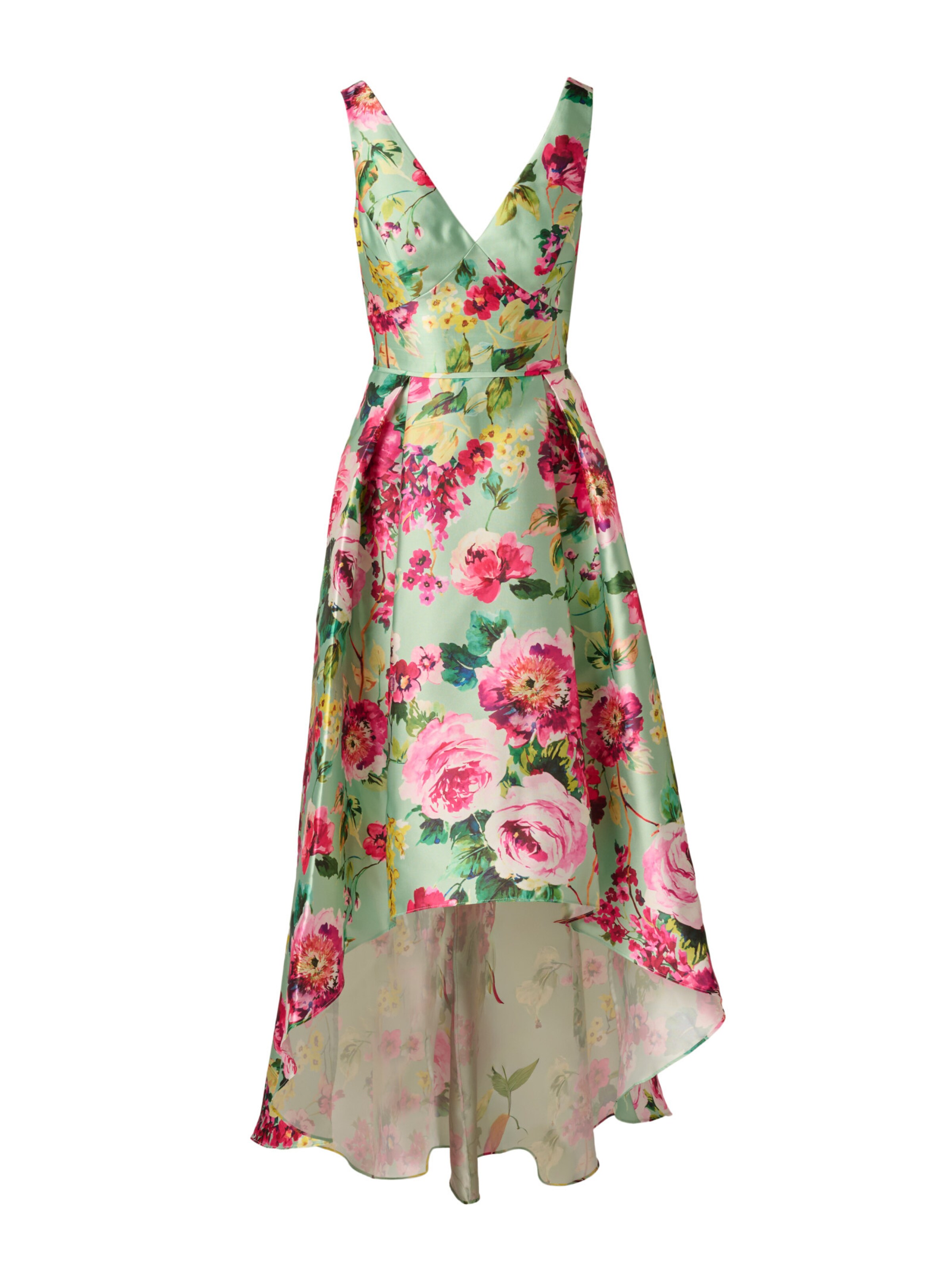 Adrianna Papell Jurk in de kleur Lichtgroen / Gemengde kleuren, Productweergave