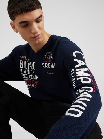 CAMP DAVID Trui in Blauw