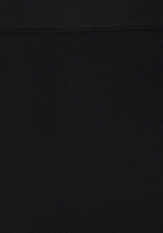 LASCANA Skinny Unterhose in Schwarz