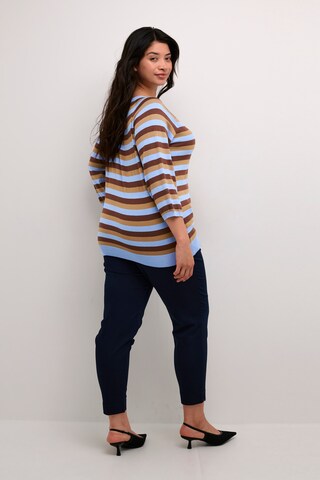 KAFFE CURVE Pullover 'Tilda' i blå