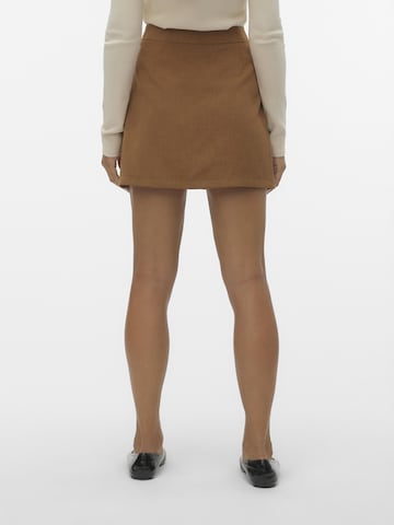 VERO MODA Skirt 'Mathilde' in Brown