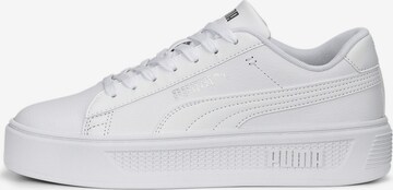 PUMA Sneakers laag 'Smash' in Wit: voorkant