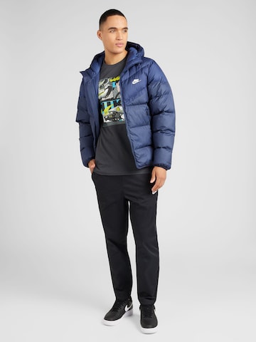 Nike Sportswear Zimska jakna | modra barva