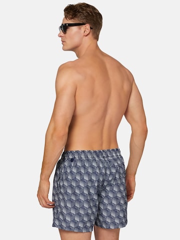 Boggi Milano Zwemshorts 'Polka' in Blauw