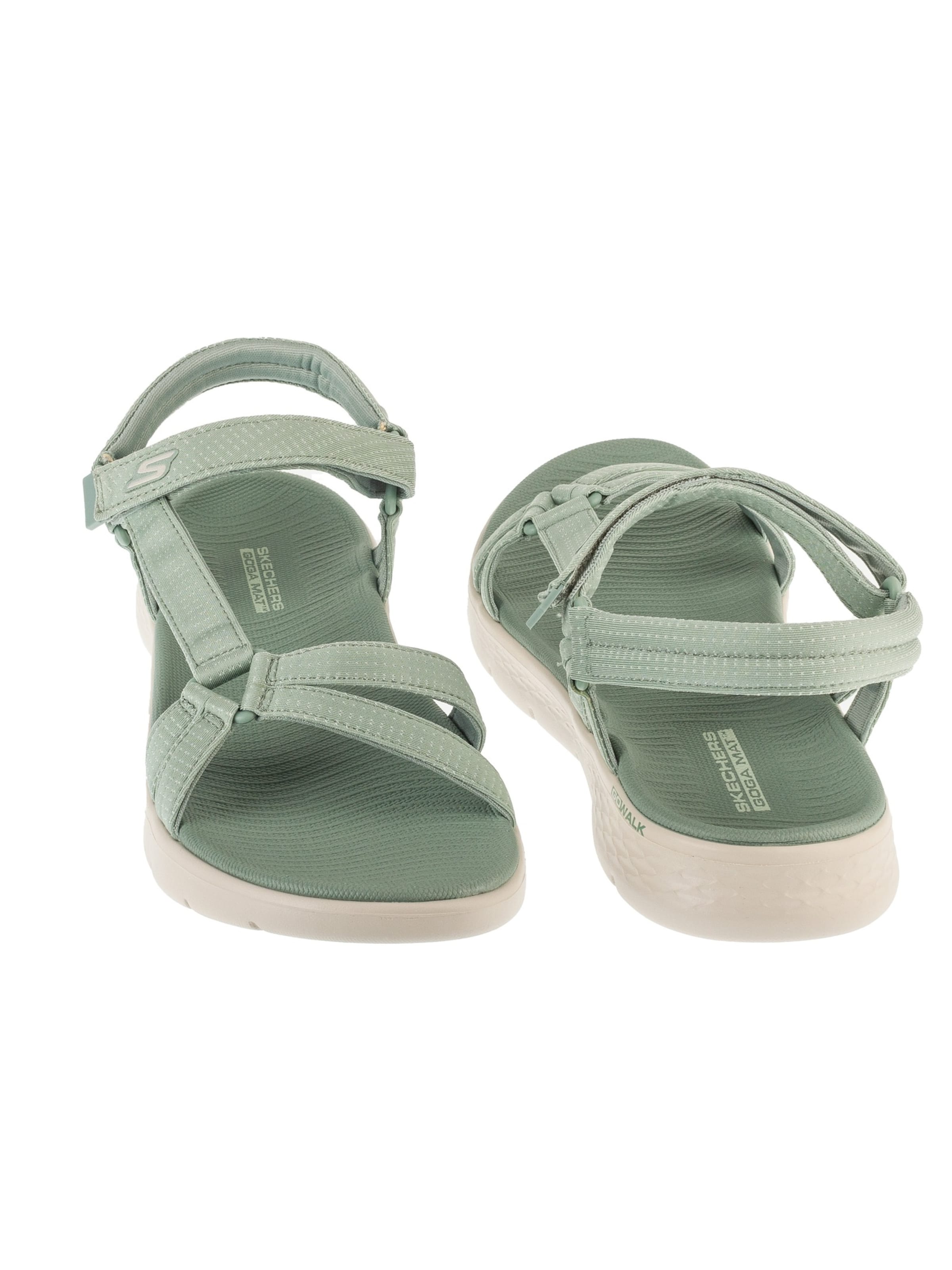 SKECHERS Sandale 'Go Walk Flex'‌‌‌‌‌ in Grün