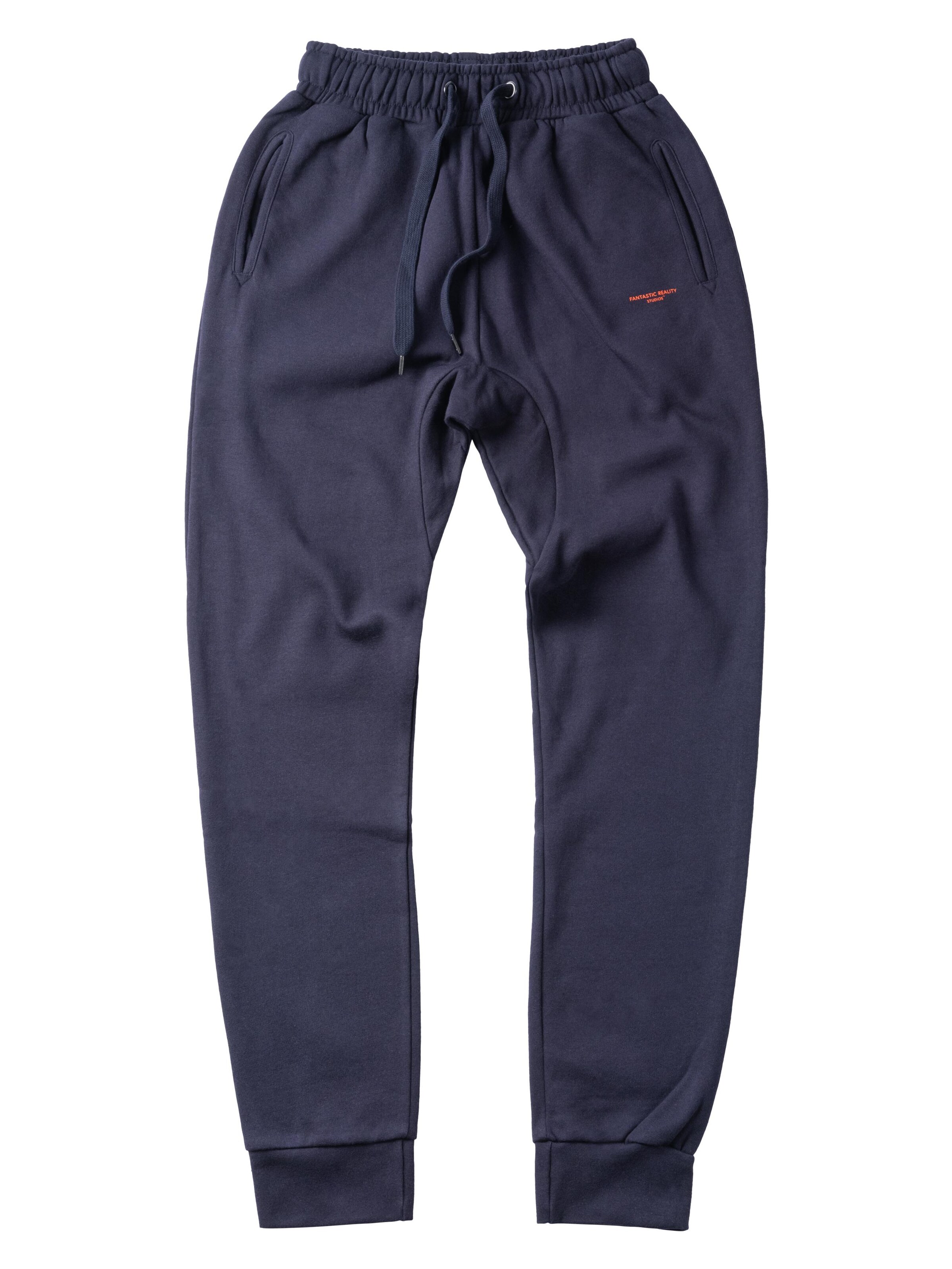 FANTASTIC REALITY STUDIOS Regular Hose 'LOGO SWEATPANTS - Bio-Baumwolle'‌‌‌‌ in Blau: Vorderseite
