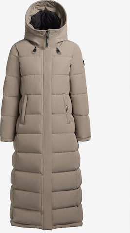 khujo - Abrigo de invierno 'CLARESSE' en beige: frente