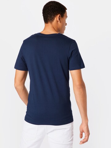 JACK & JONES T-Shirt 'JJECorp' in Blau