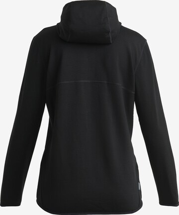 ICEBREAKER Zip-Up Hoodie 'Mer Mer 560 Realfleece Elemental II' in Black