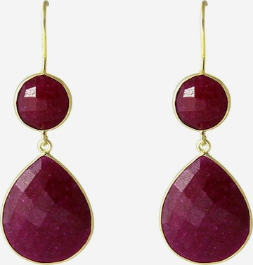 Gemshine Earrings 'Candy' in Gold: front