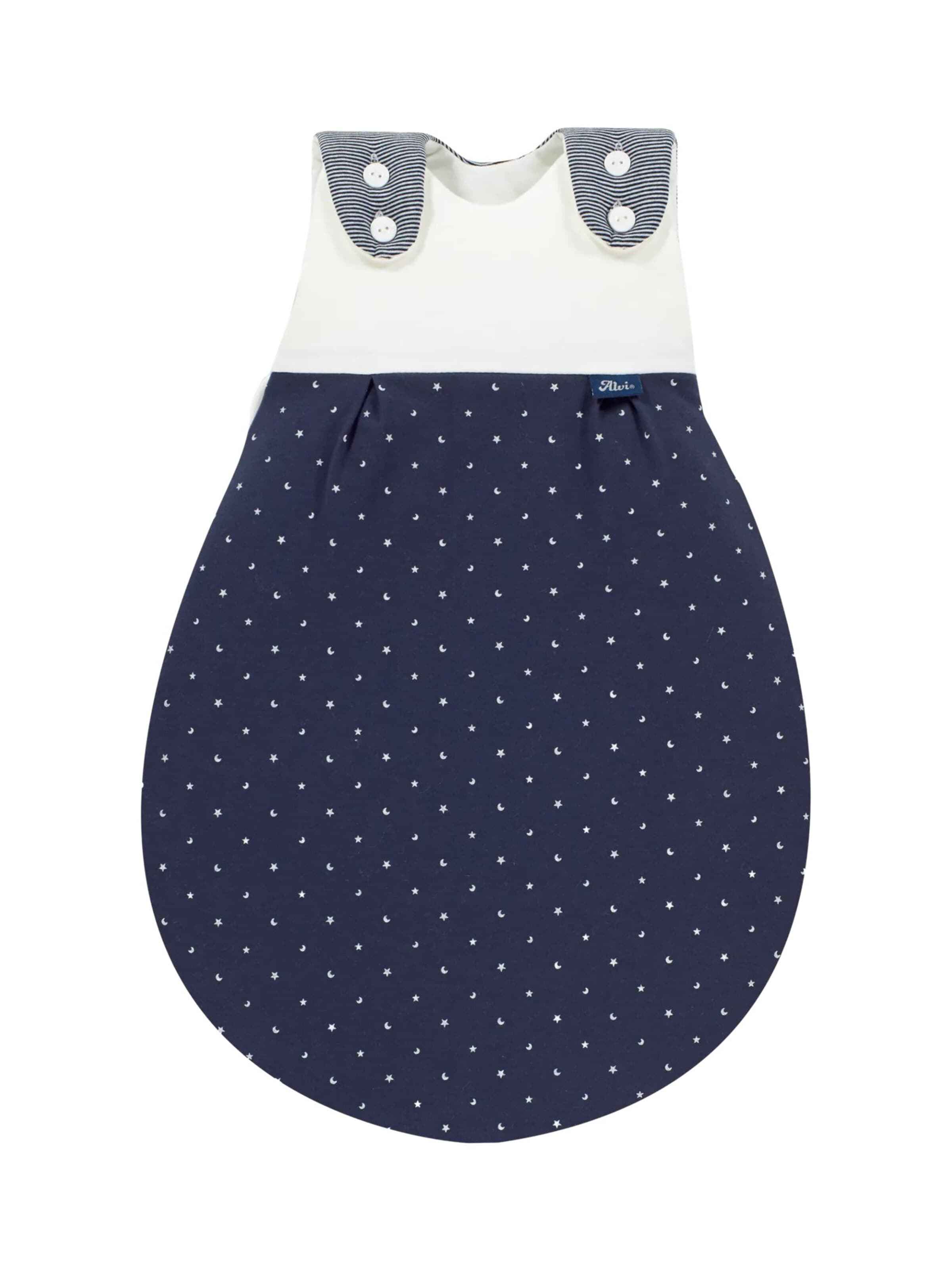 ALVI Sleeping Bag 'Schlafsack Baby-Mäxchen Außensack Baumwolle' in Blue: front