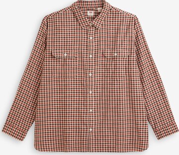 Levi's® Big & Tall Comfort fit Button Up Shirt 'Jackson Worker Shirt' in Red