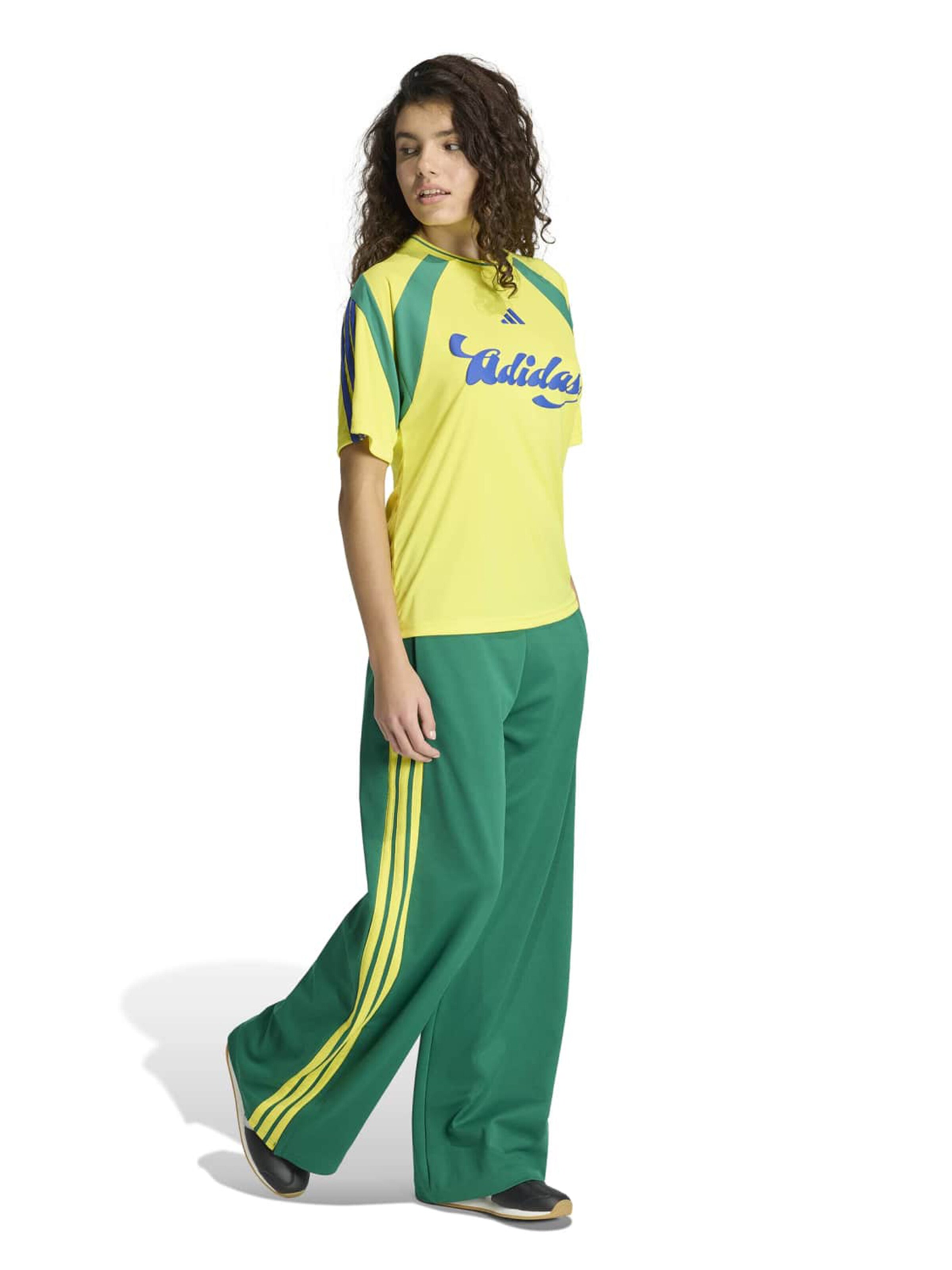 ADIDAS SPORTSWEAR Wide leg Sportbroek 'HER' in Groen