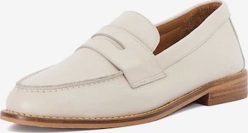 Dune LONDON Slipper 'Ginelli' in Beige: Vorderseite