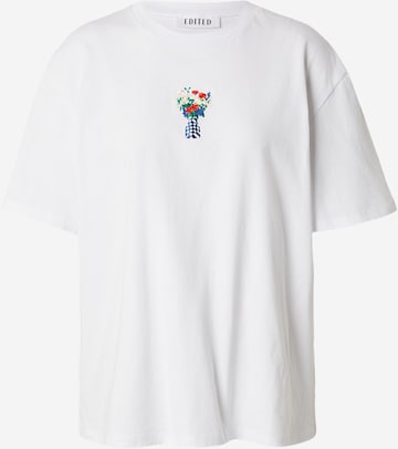 EDITED Футболка 'Milly' в Белый: спереди