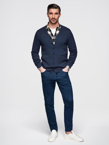 Ombre Knit cardigan in Blue