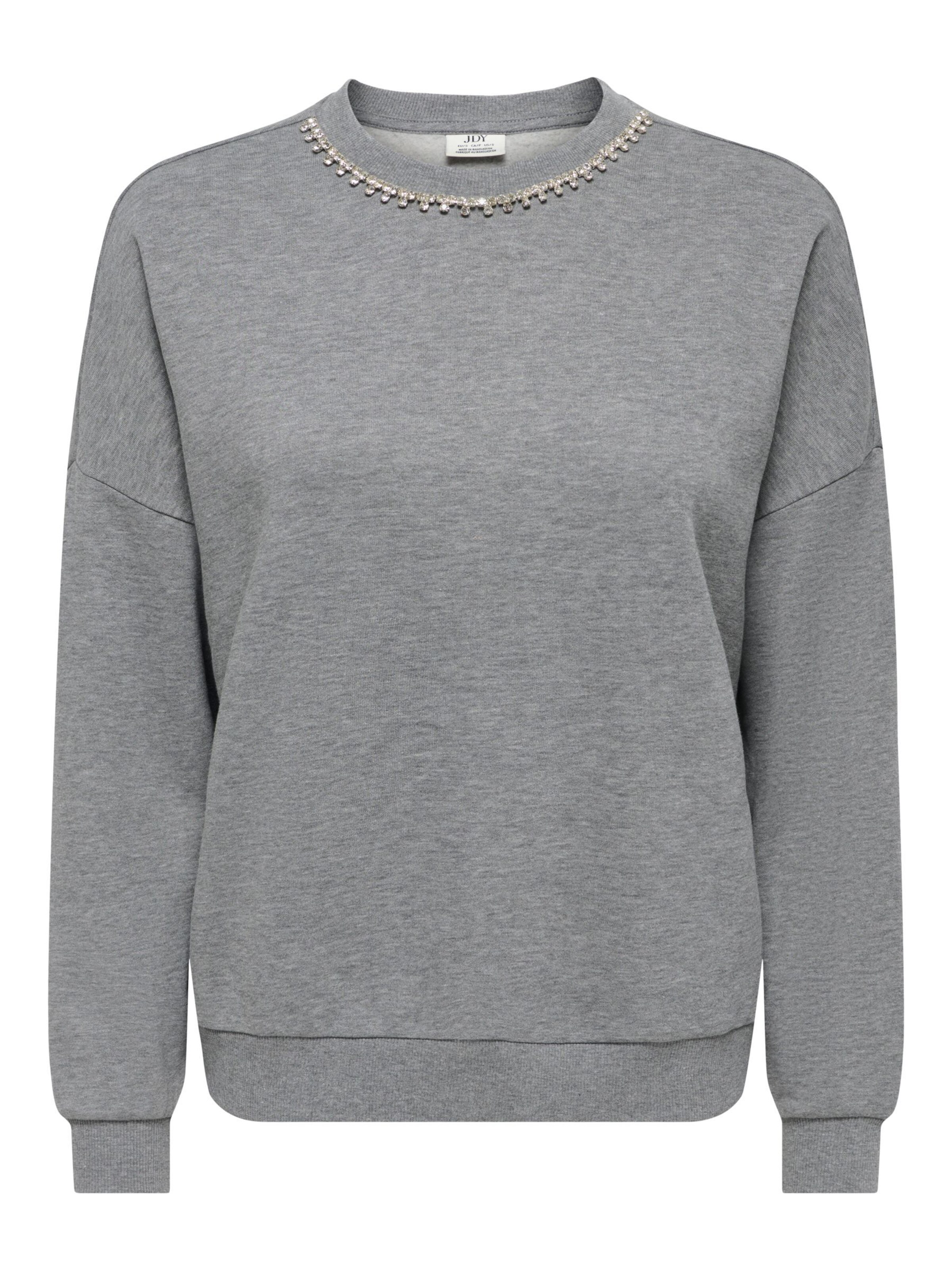 JDY Sweatshirt in S in de kleur Grijs, Productweergave