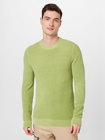 BLEND - Jersey en verde: frente