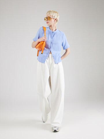 PIECES Bluse 'PCMastina' in Blau