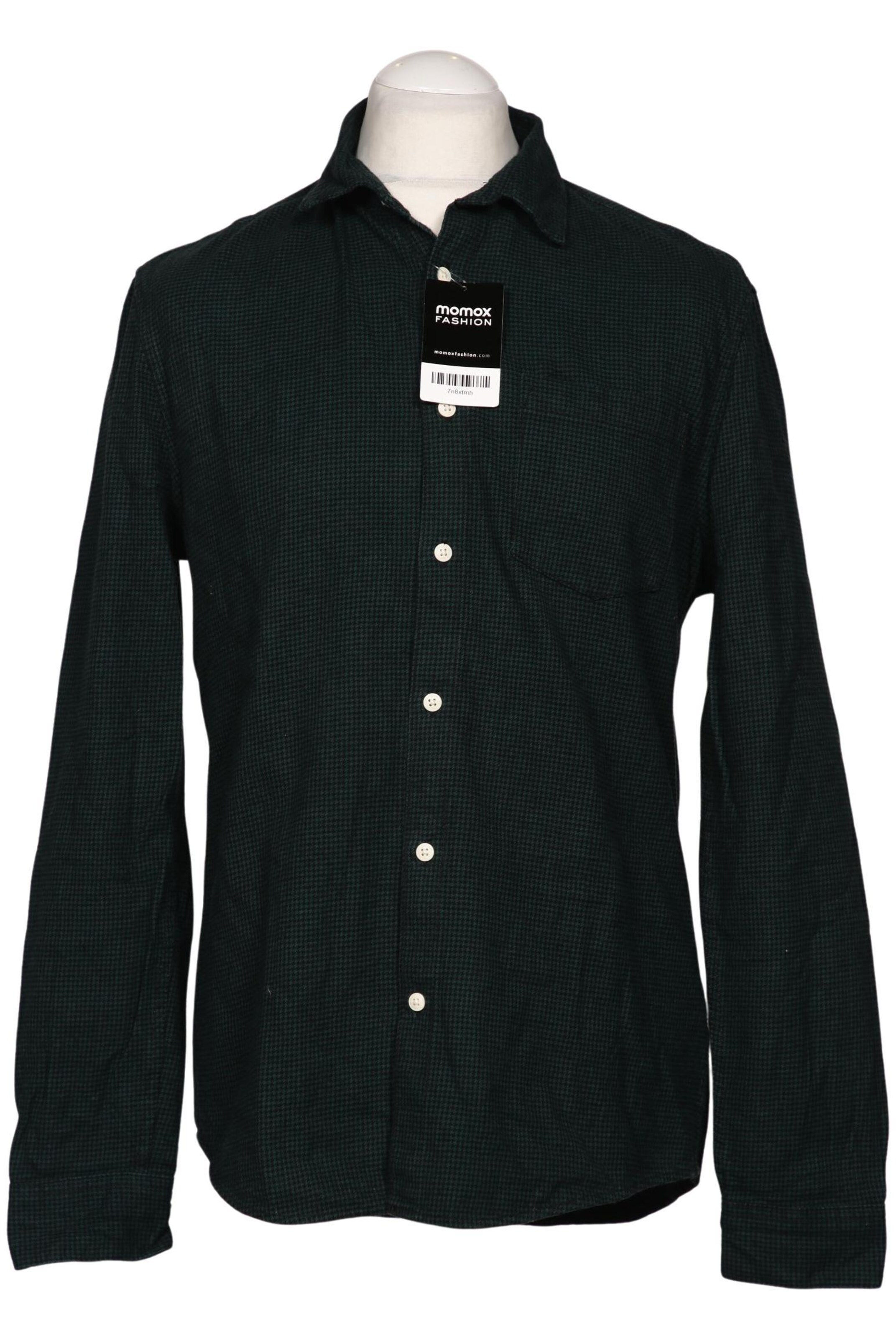 Review Button Up Shirt in M in Green: front