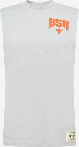 T-Shirt fonctionnel 'Pjt Rock Show Your BSR' UNDER ARMOUR en gris : devant