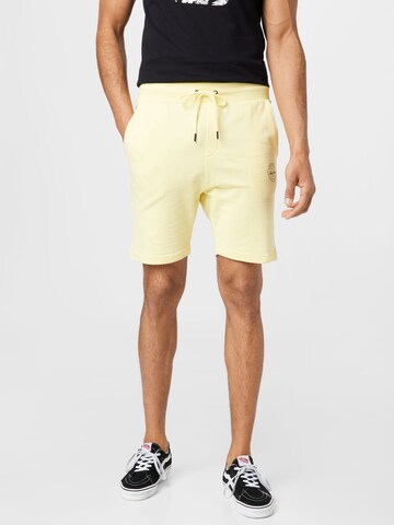 JACK & JONES Regular Pants 'Shark' in Yellow: front