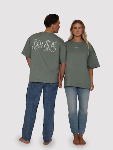 BAYSIDE BOUND Oversized shirt 'THE BAYSIDE UNISEX OVERSIZE TEE' in Green