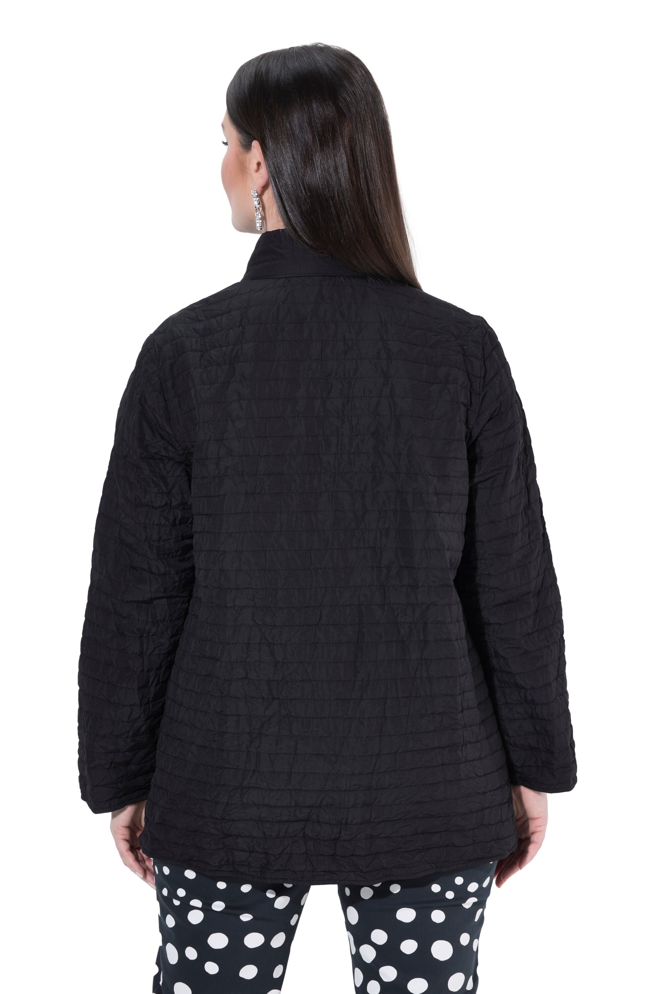 Ulla Popken Between-Season Jacket in Black