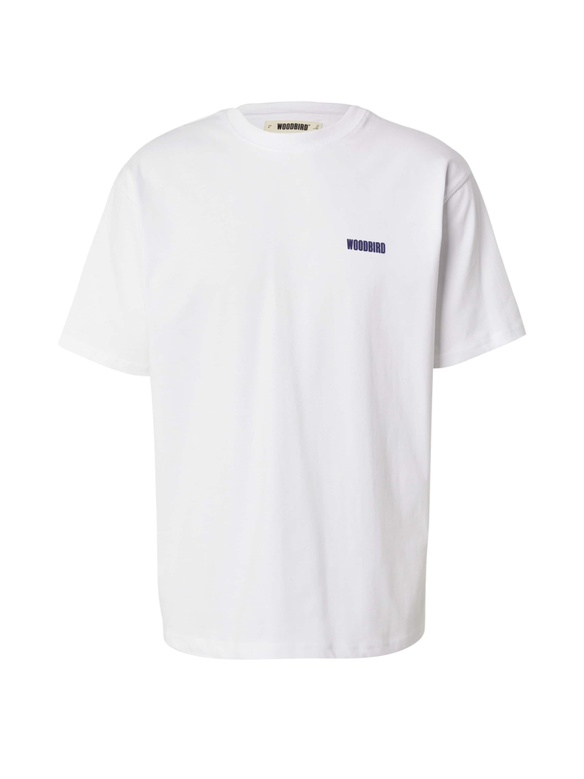 T-Shirt 'Baine Koi' Woodbird en blanc : devant