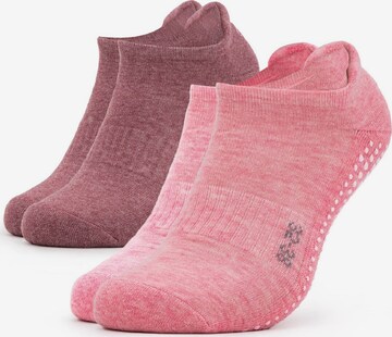 Chaussettes de sport 'Mady' Occulto en rose : devant