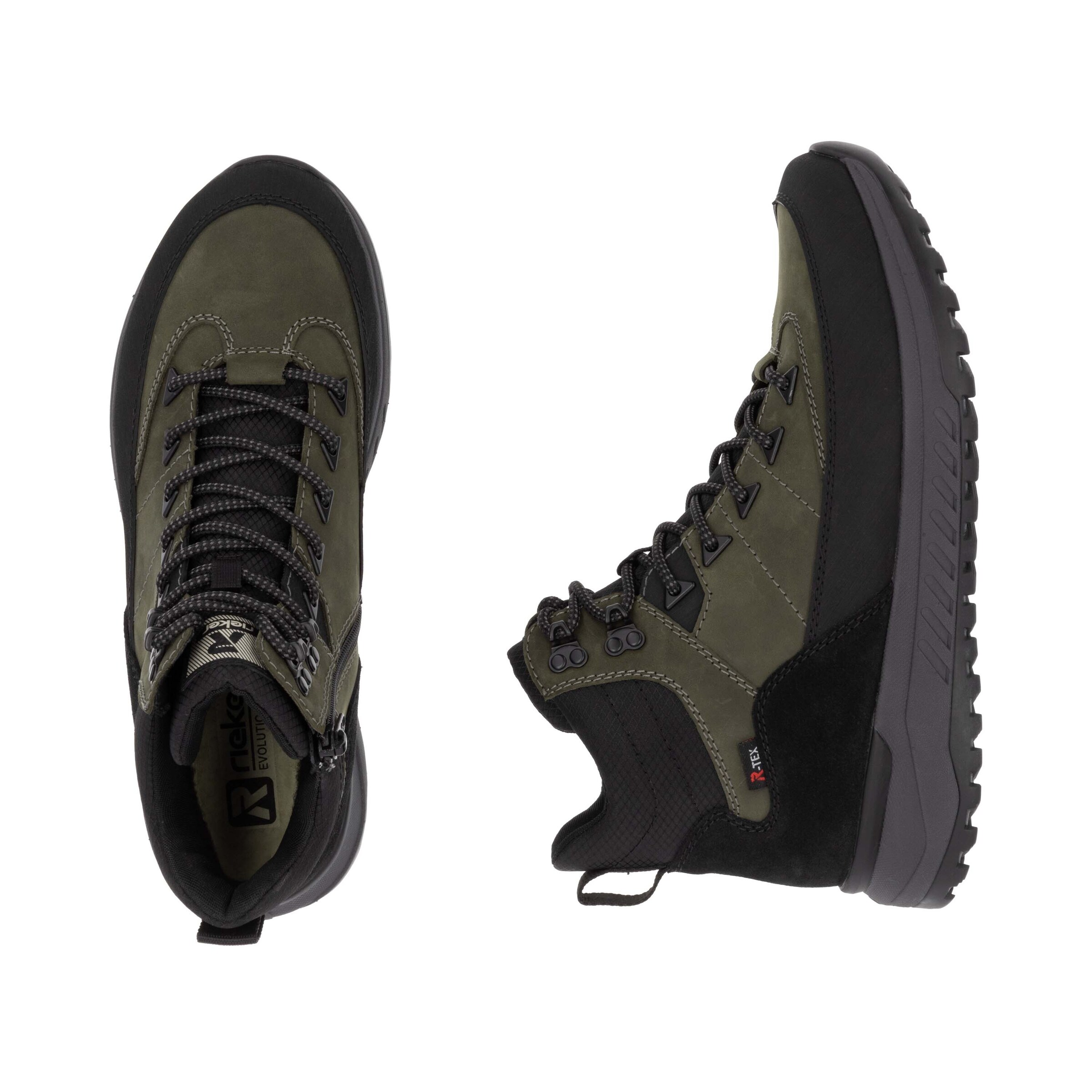 Bottines à lacets Rieker Sport en vert