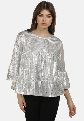 myMo at night Shirt in Zilver: voorkant