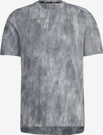 ADIDAS SPORTSWEAR - Camiseta funcional 'Overspray Graphic' en gris: frente