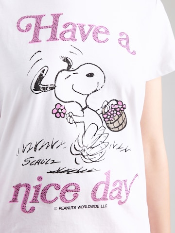 Frogbox Shirt 'Snoopy Nice Day' in White