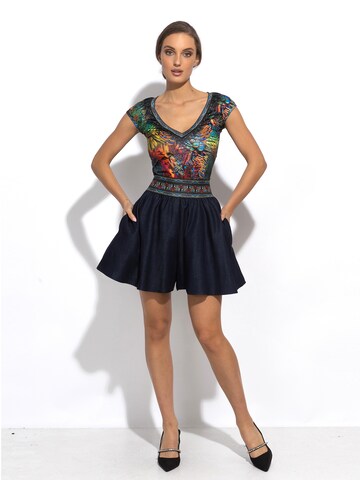 JIORO Flared Pants 'ESSENTIALS' in Blue