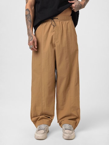 Wide Leg Pantalon Dandalo en beige : devant