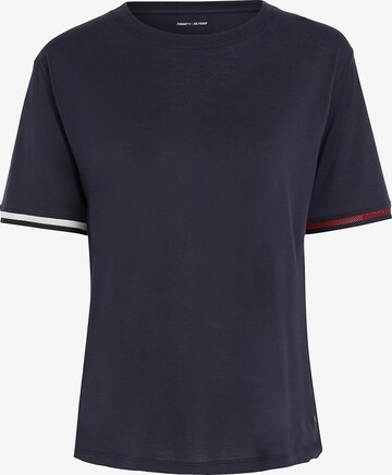 Tommy Hilfiger Curve Shirt in Blauw: voorkant